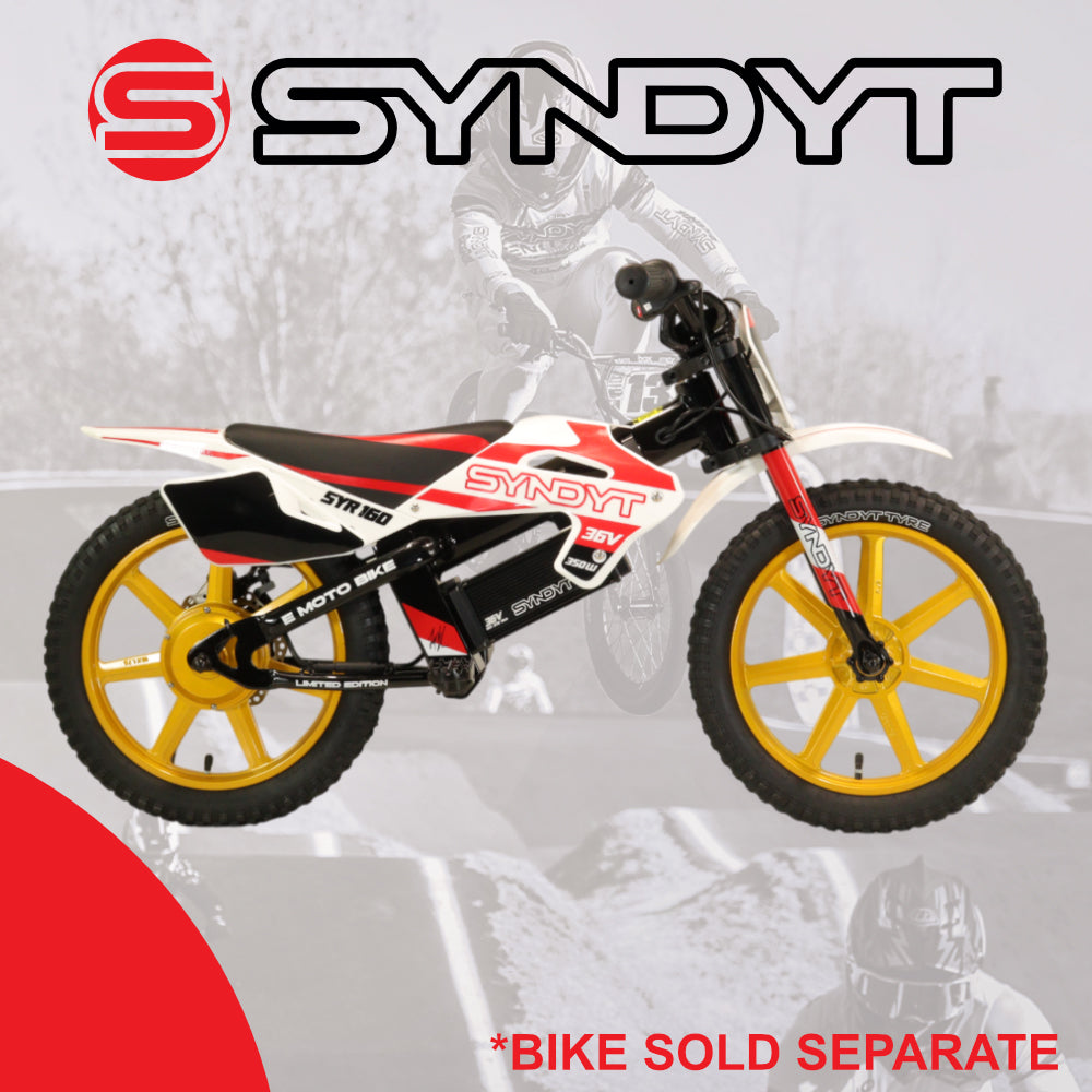 Syndyt SYR 160 16” x 2.25” Off-Road BMX Bicycle Tire, Directional Tread, Compatible with SYR 160 16