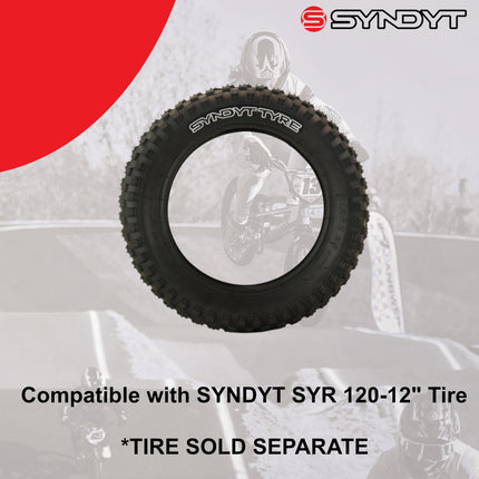 Syndyt SYR 120 12-Inch Off Road Tire BMX Tube - Heavy-Duty Inner Tube for E Balance Bikes and Kids' BMX