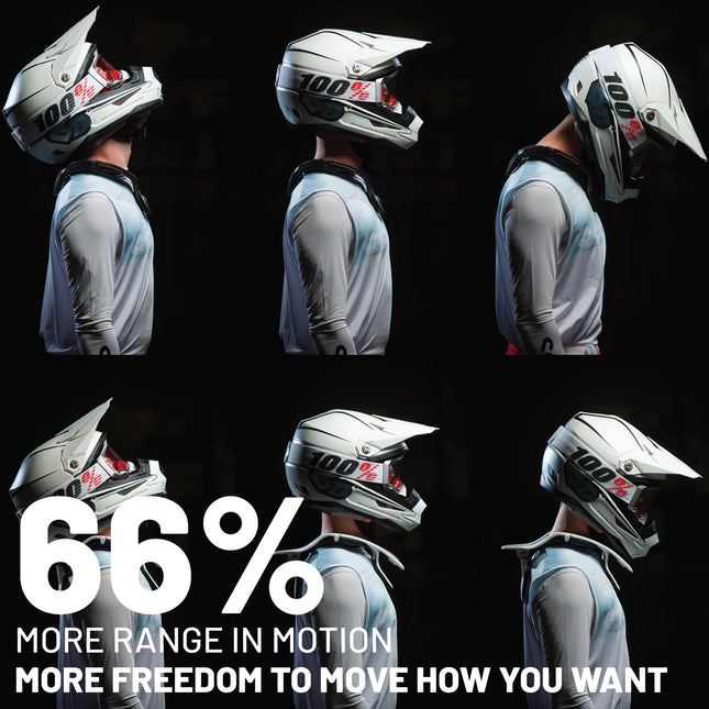 Atlas Brace Vision Anti-Compression Collar Neck Brace (Adult - Large/X-Large) for Use In: Powersports, Offroad Racing, Motocross, Mountain Biking, and BMX (Black)