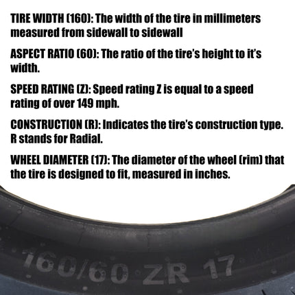 Continental ContiSportAttack 2 120/70ZR17 F & 160/60ZR17 R Sport Motorcycle Tire with Keychain