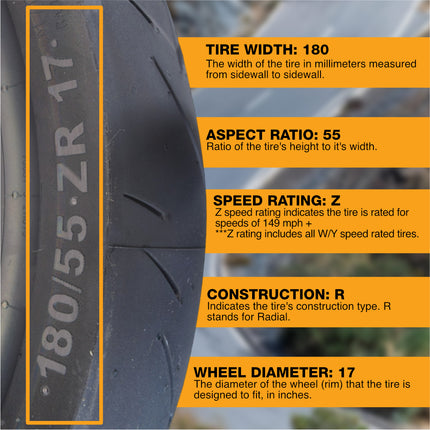 Continental ContiSportAttack 2 120/70ZR17 F & 180/55ZR17 R Sport Motorcycle Tire with Keychain