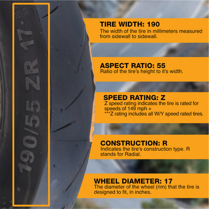 Continental ContiSportAttack 2 120/70ZR17 F & 190/55ZR17 R Sport Motorcycle Tire with Keychain