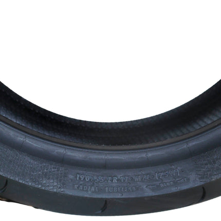 Continental ContiSportAttack  190/55ZR17 Rear Motorcycle Tire - High Performance Sport Touring Radial Tire for Street Bikes 190/55-17