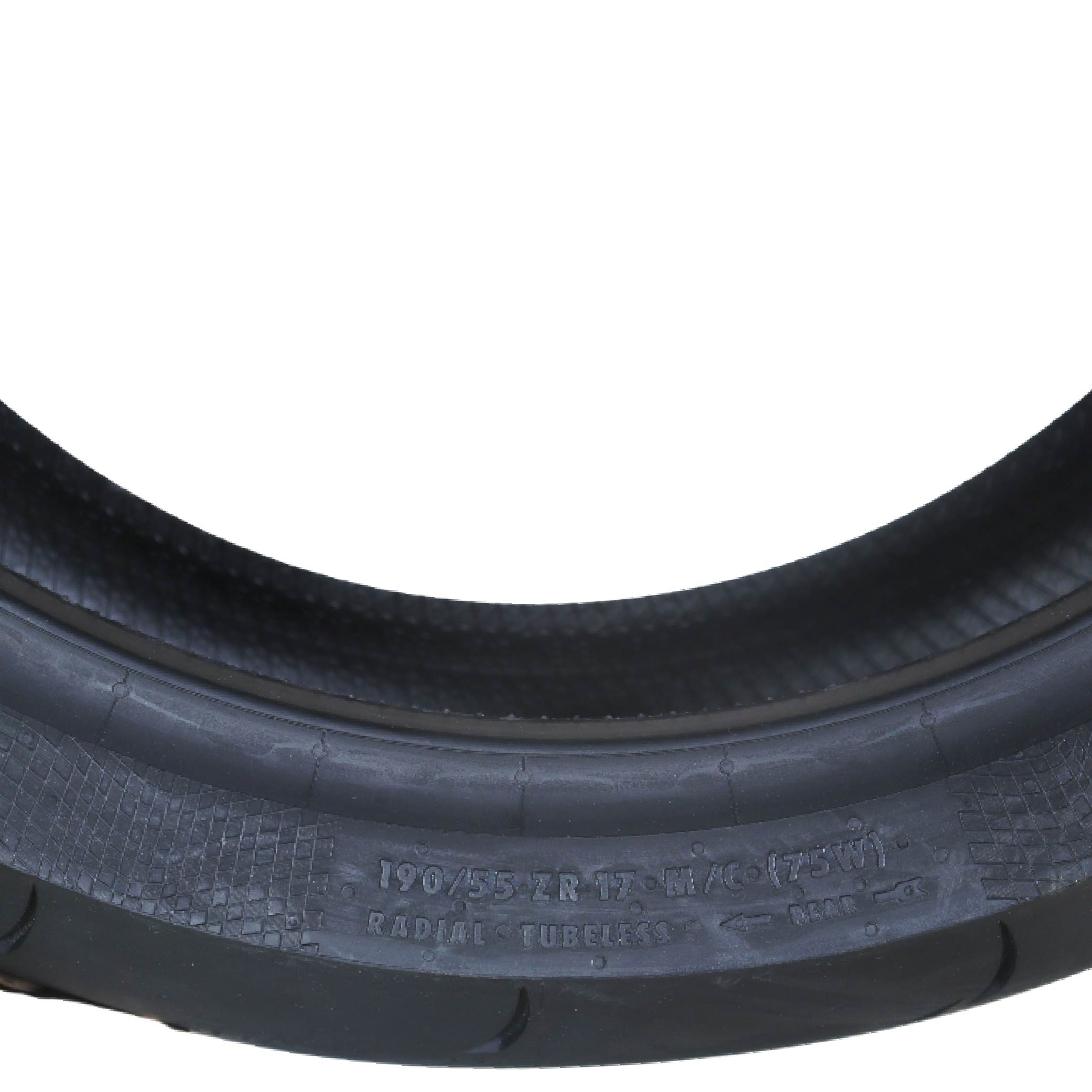 Continental ContiSportAttack  120/70ZR17 Front and 190/55ZR17  Rear Motorcycle Tires - High Performance Sport Touring Radial Tires for Street Bikes - 120/70-17 F & 190/55-17 R