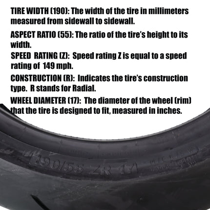 ContiRaceAttack 2 Street 190/55 ZR 17  M/C (75W) TL Rear Motorcycle Tire