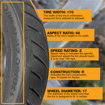 CONTI ROAD ATTACK 4 170/60ZR17 M/C 72W TL CRA4