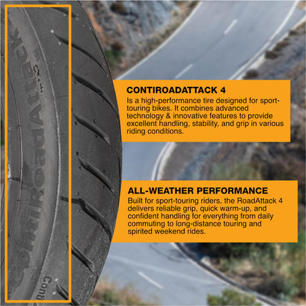 CONTI ROAD ATTACK 4 170/60ZR17 M/C 72W TL CRA4