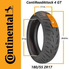 CONTI ROAD ATTACK 4 180/55ZR17 M/C (73W) TL CRA4 GT