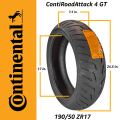 CONTI ROAD ATTACK 4 190/50ZR17 M/C (73W) TL CRA4 GT