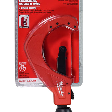 Milwaukee 48-22-4254 3-1/2" Quick Adjust Copper Tubing Cutter