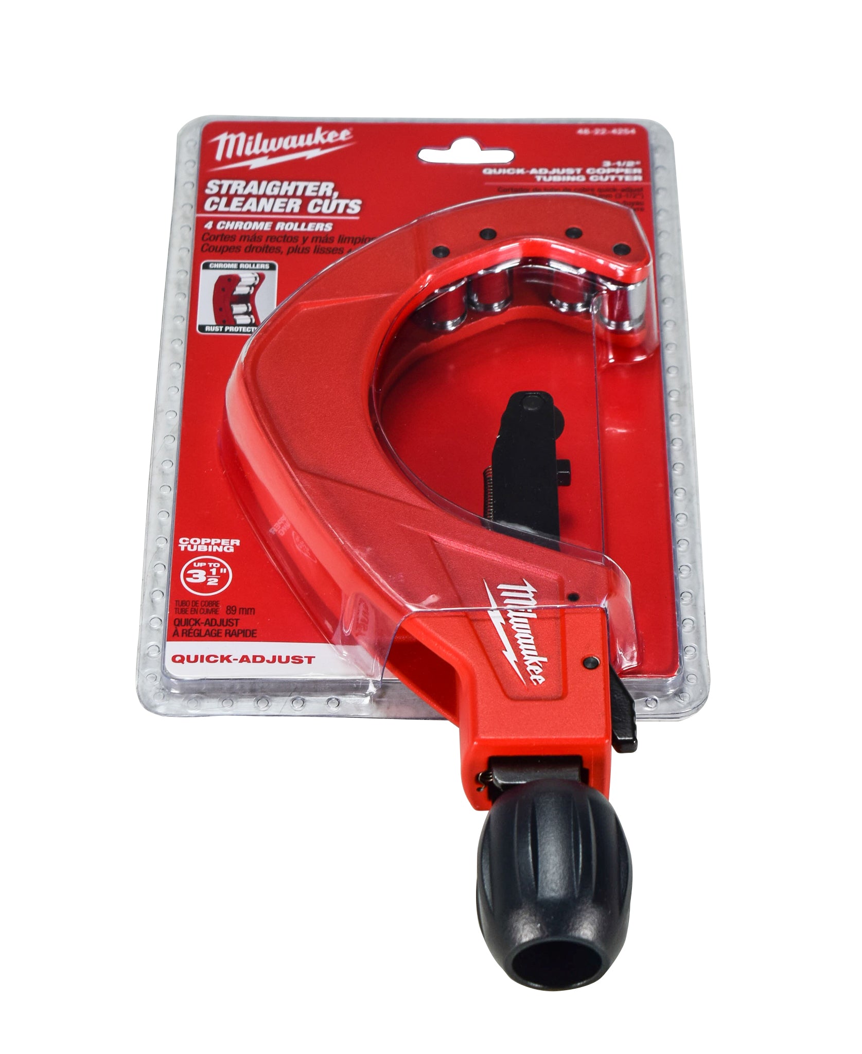 Milwaukee 48-22-4254 3-1/2" Quick Adjust Copper Tubing Cutter