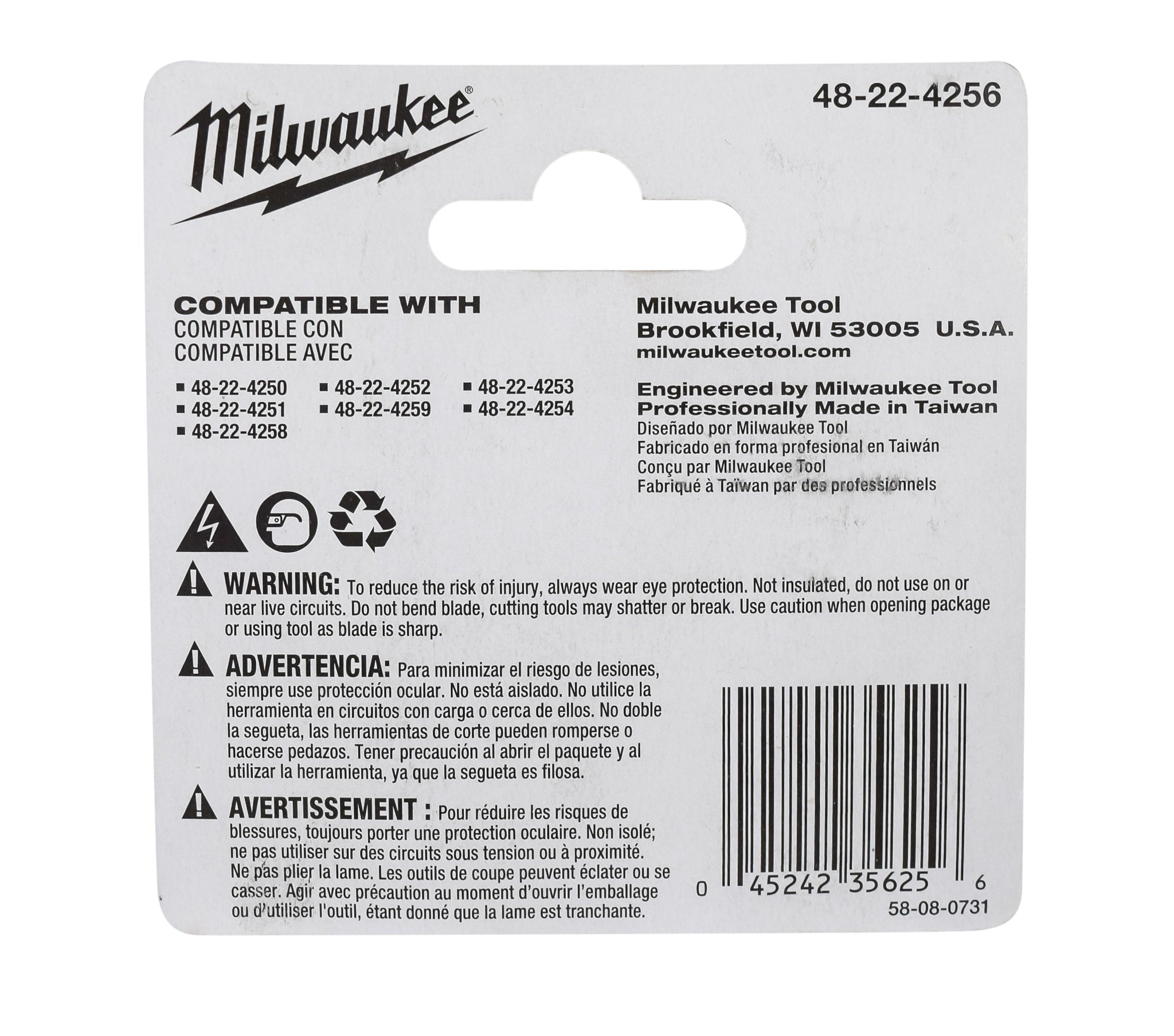 Milwaukee 48-22-4256 Replacement High Carbon Steel Cutoff Wheels 2-Piece