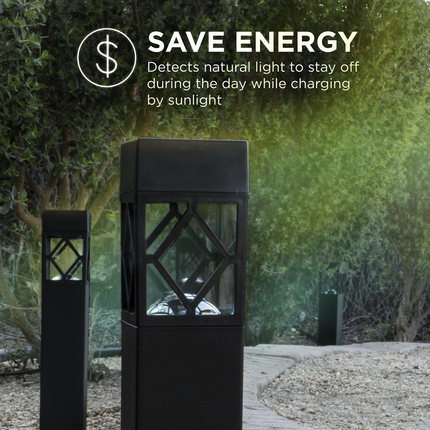 Home Zone Security Outdoor Landscape & Garden Decorative Solar Path Light 8 Set