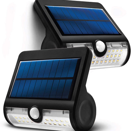 Home Zone Security Outdoor Motion Sensor Wall Light Dual Lighting Mode (2 Pack)