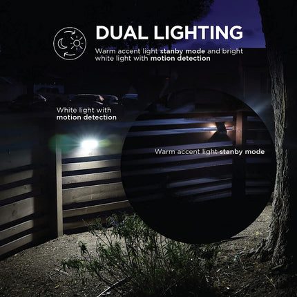 Home Zone Security Outdoor Motion Sensor Wall Light Dual Lighting Mode (2 Pack)