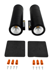 Home Zone Security LED Modern Wall & Porch Sconce Light Black