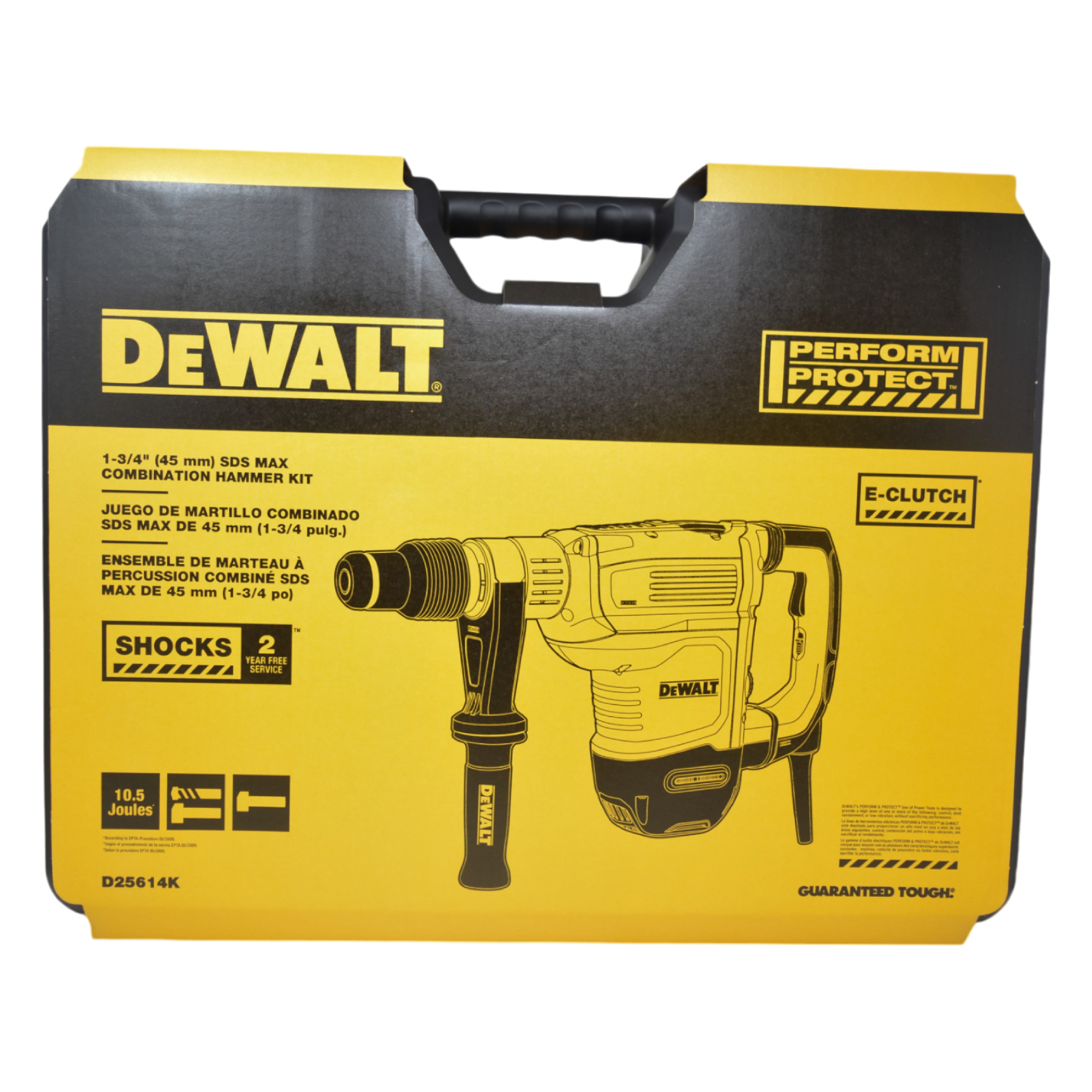 Dewalt D25614K 1-3/4 IN. SDS Max Combination Rotary Hammer Kit