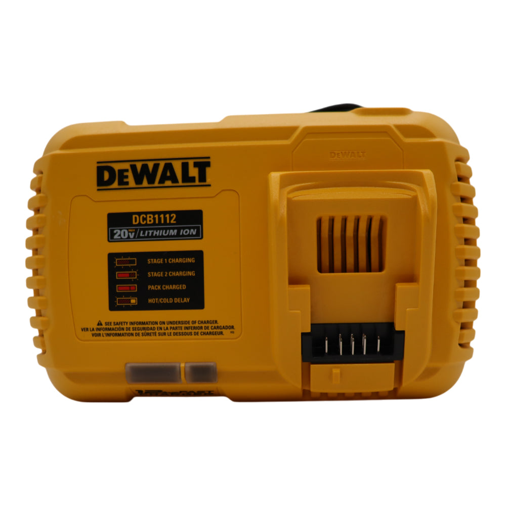 DEWALT 20V MAX & FLEXVOLT 12 Amp Fan-Cooled Fast Battery Charger (DCB1112)