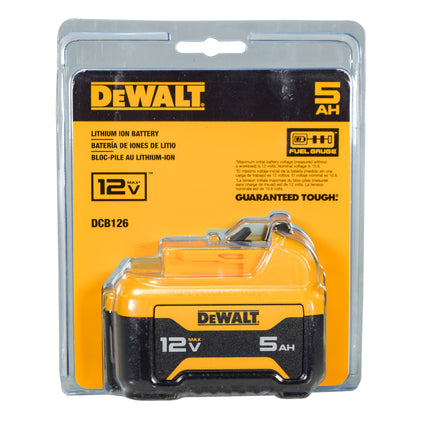 Dewalt DCB126 12V MAX 5.0Ah Lithium Ion Battery