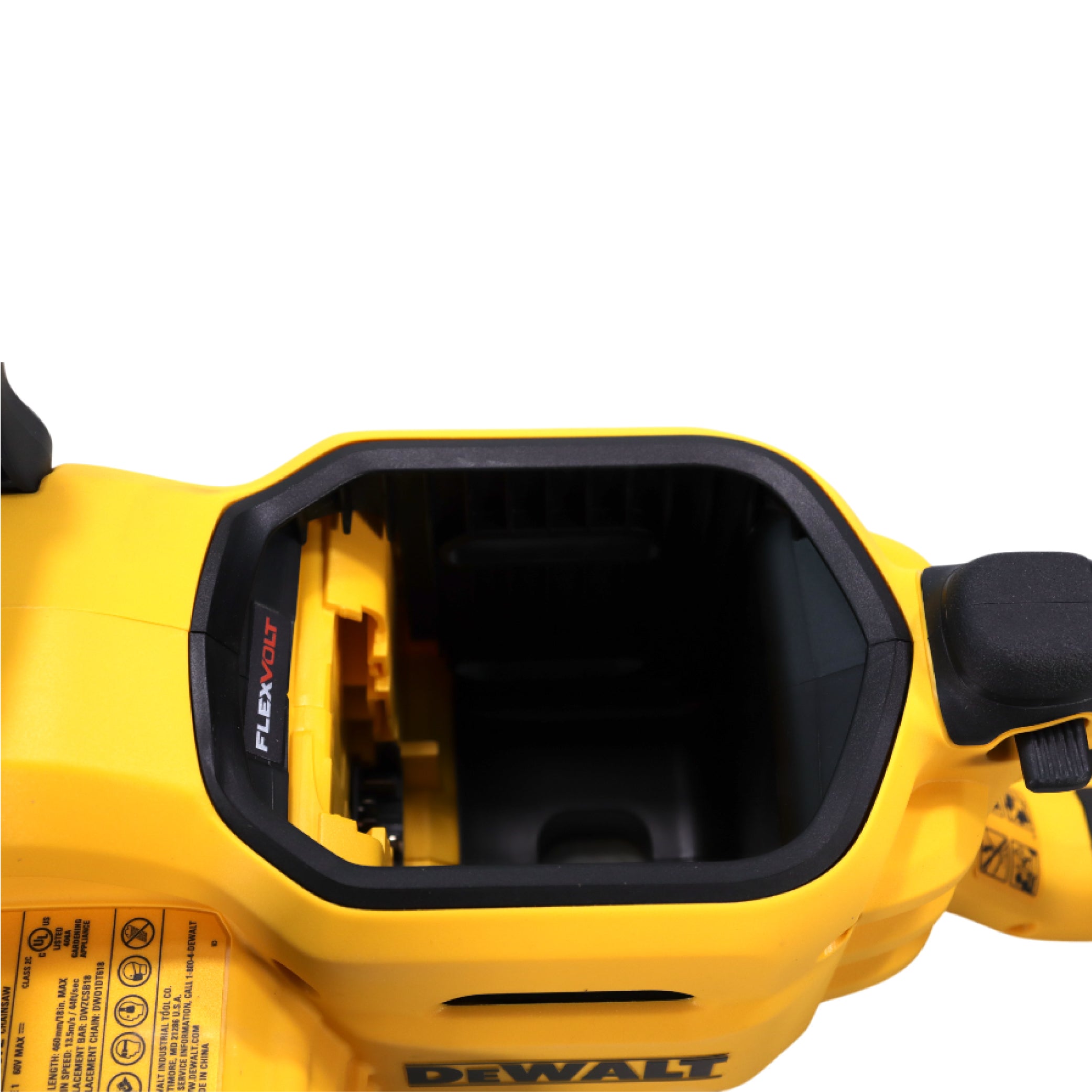 DEWALT 60V MAX Cordless Chainsaw, 18" (Tool Only) – Brushless Power for Heavy-Duty Cutting
