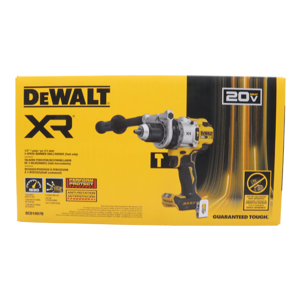 DEWALT 20V MAX XR 1/2 Inch Cordless Hammer Drill, Battery Not Included (DCD1007B)