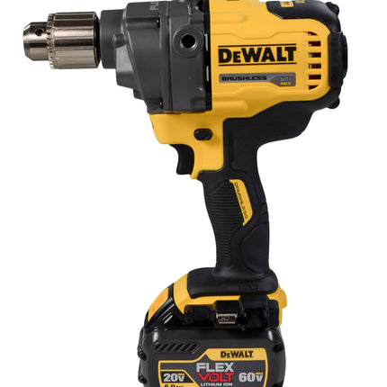 DEWALT DCD130T1 FLEXVOLT 60V MAX Cordless Brushless 1/2 in. Concrete Mud Mixer/Drill with E-Clutch and (1) FLEXVOLT 6.0Ah Battery