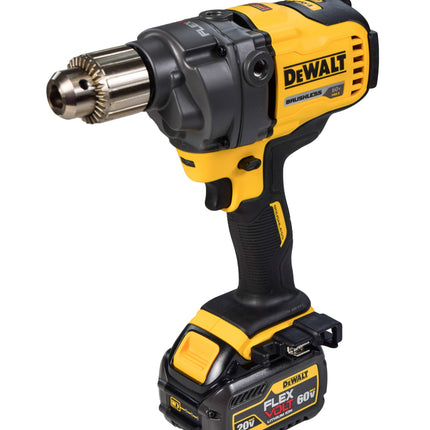 DEWALT DCD130T1 FLEXVOLT 60V MAX Cordless Brushless 1/2 in. Concrete Mud Mixer/Drill with E-Clutch and (1) FLEXVOLT 6.0Ah Battery