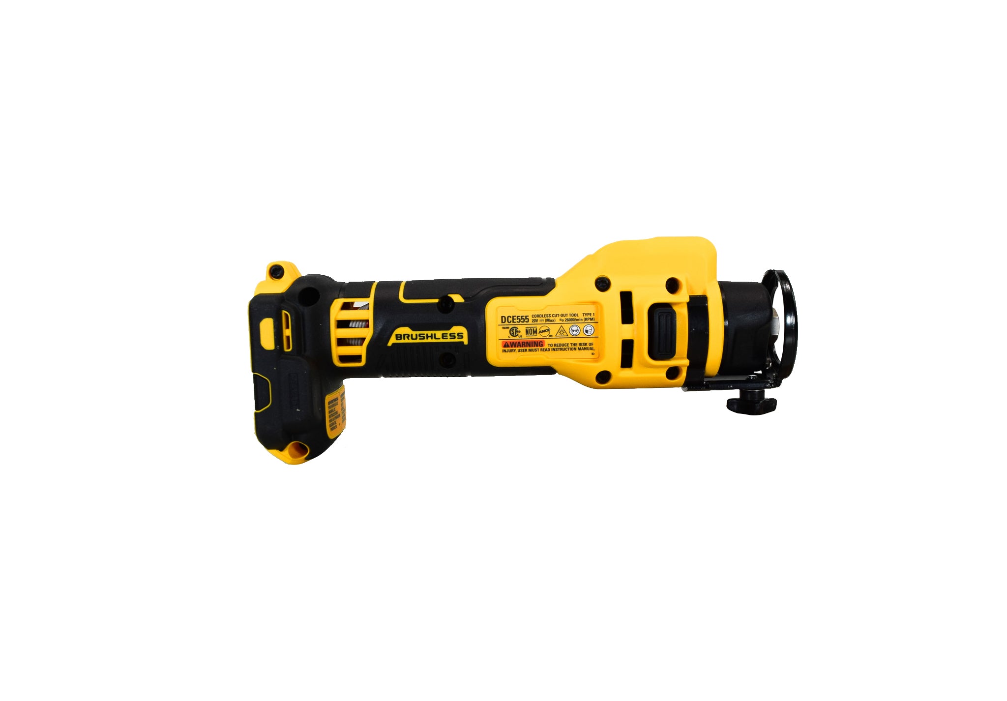 DeWalt DCE555B 20V MAX Brushless Drywall Cut-Out Tool (Tool Only)