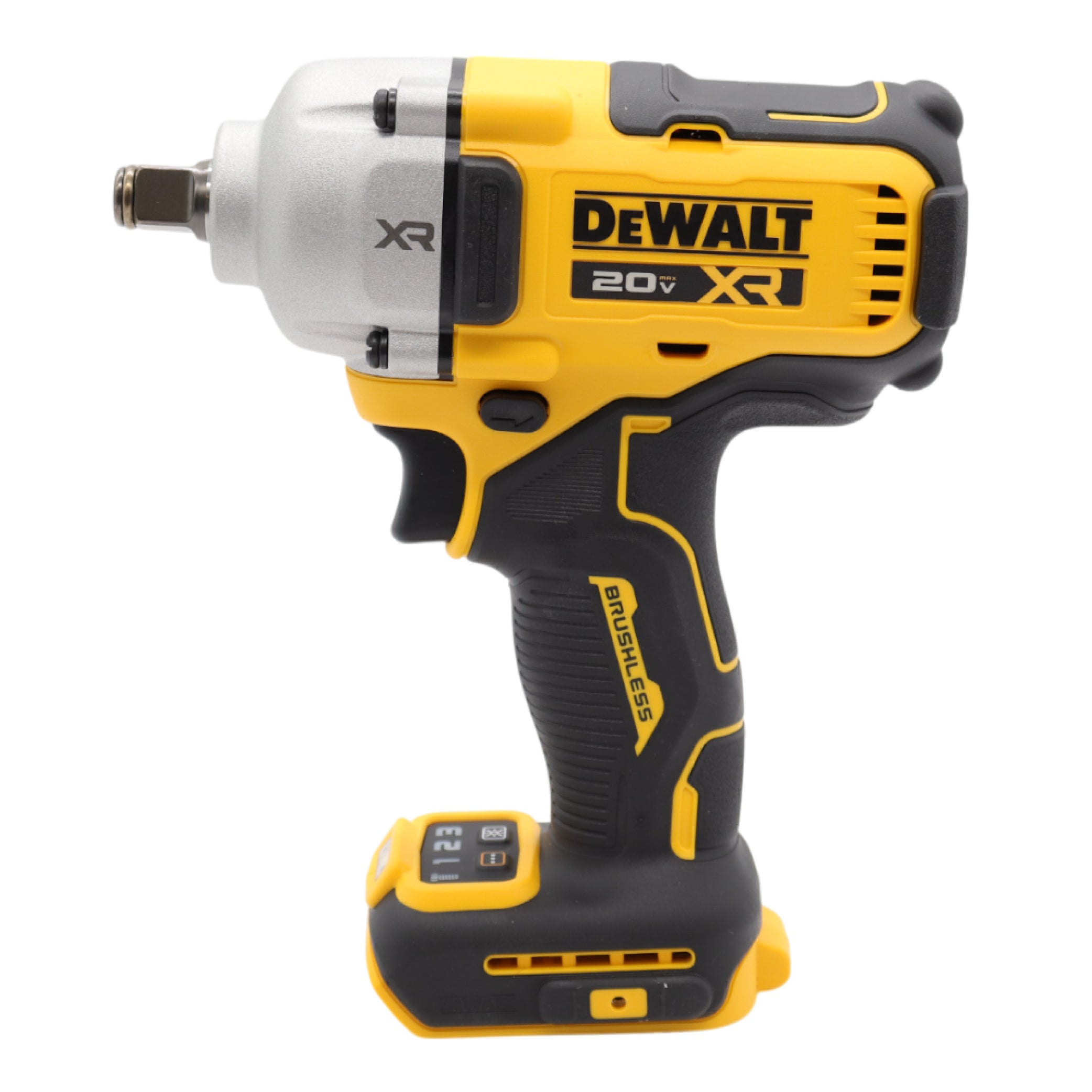 DEWALT DCF891Q1 20V MAX XR 1/2" Mid-Range Impact Wrench Kit (400 ft-lbs) – Brushless Motor, 3-Speed, IP54 Rated, Includes Battery, Charger & Case