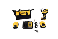 DeWalt DCF911P2 20V MAX Brushless Lithium-Ion 1/2 in. Cordless Impact Wrench with Hog Ring Anvil Kit with 2 Batteries (5 Ah)