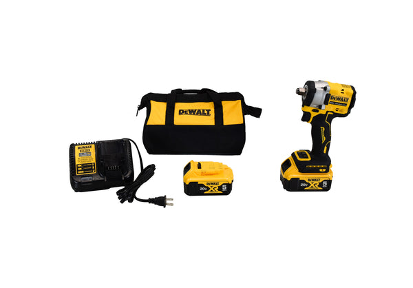 DeWalt DCF921P2 ATOMIC 20V MAX 1 2 in. Cordless Impact Wrench with Hog Ring Anvil Kit