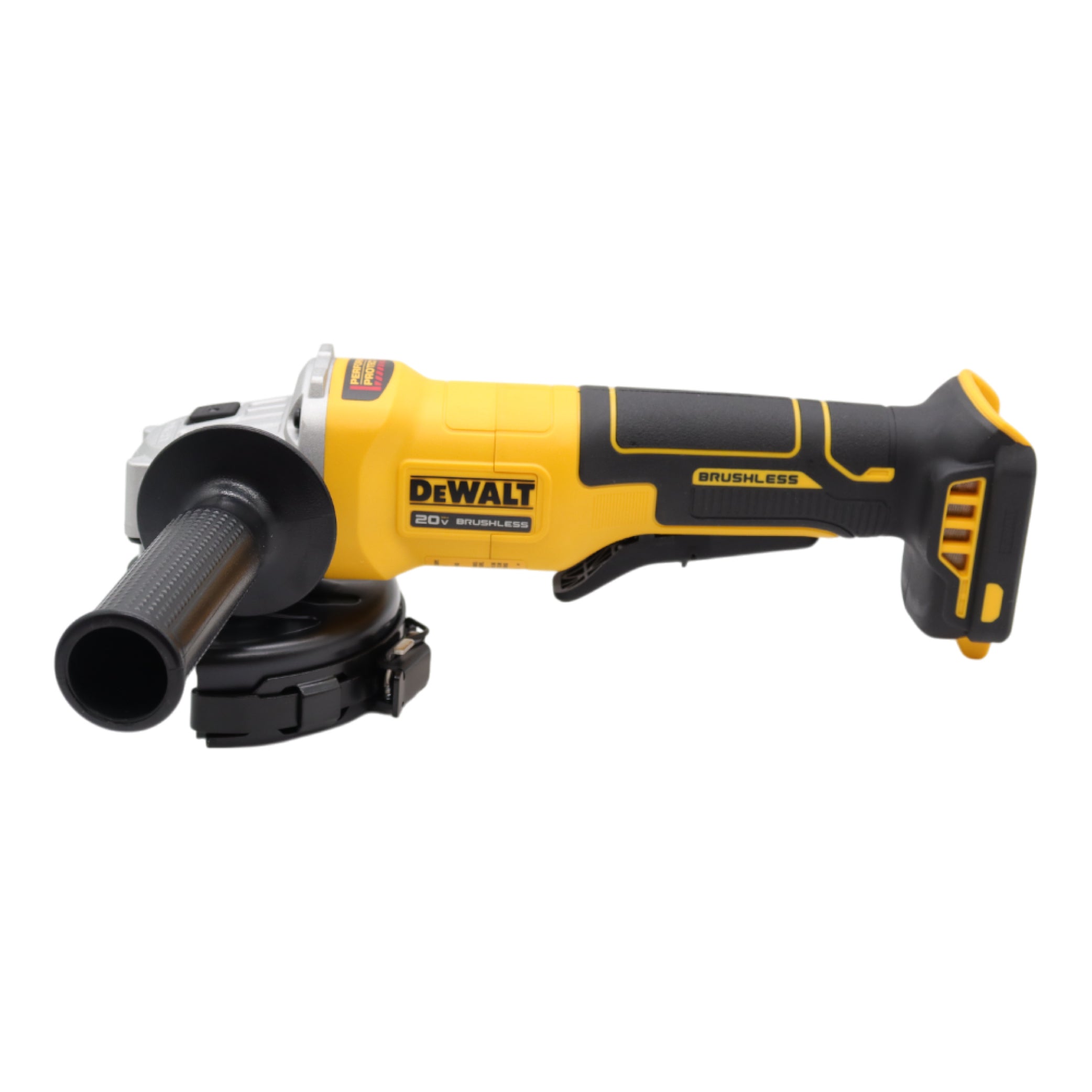 DEWALT 20V MAX Cordless 4-1/2 in. Paddle-Switch Grinder, Brushless, 9,000 RPM, Perform & Protect Features, Bare Tool Only (DCG408B)