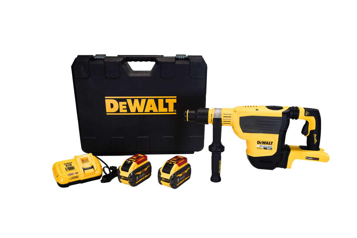 DeWalt DCH614X2 60V 1-3/4" SDS MaxBrushless Combination Rotary Hammer Kit