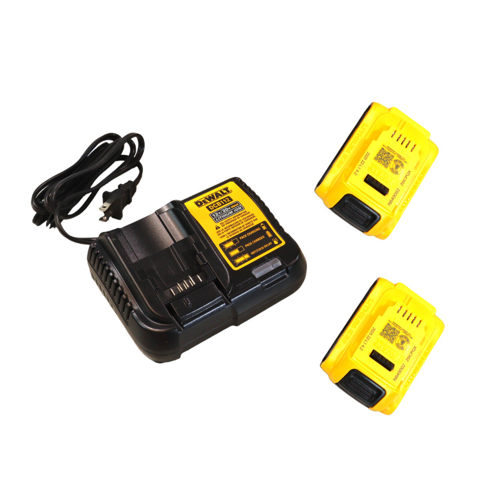 DEWALT DCK225D2 ATOMIC 20V MAX Brushless Compact Drill/Driver & Impact Driver Combo Kit with (2) 2.0Ah Batteries, Charger & Bag