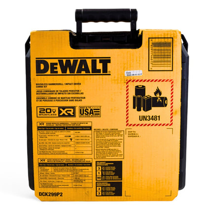 Dewalt DCK299P2 20V Brushless Hammerdrill Impact Driver Combo Kit DCD996B DCF887B