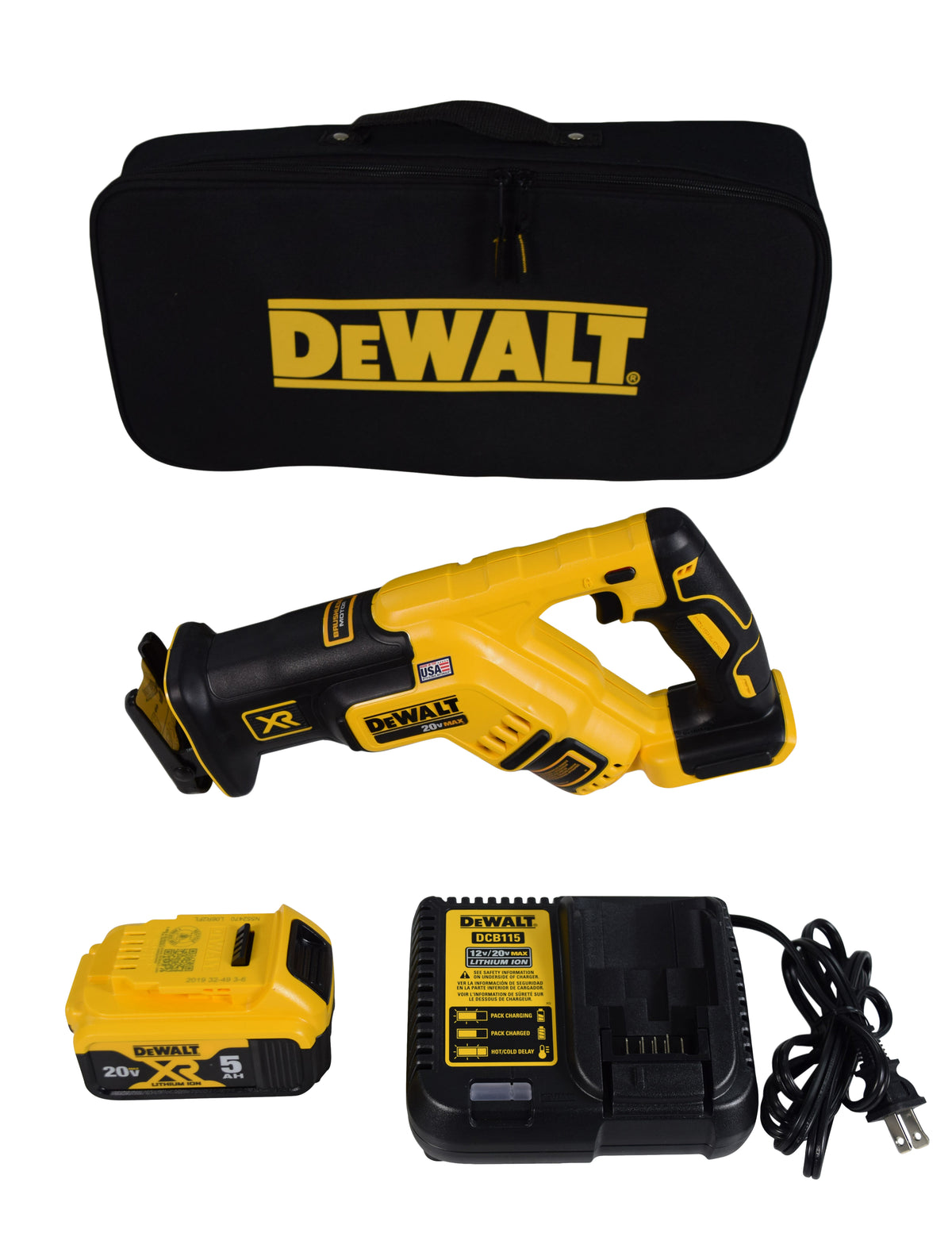 DeWalt DCS367P1 20V MAX XR Brushless Compact Reciprocating Saw Kit