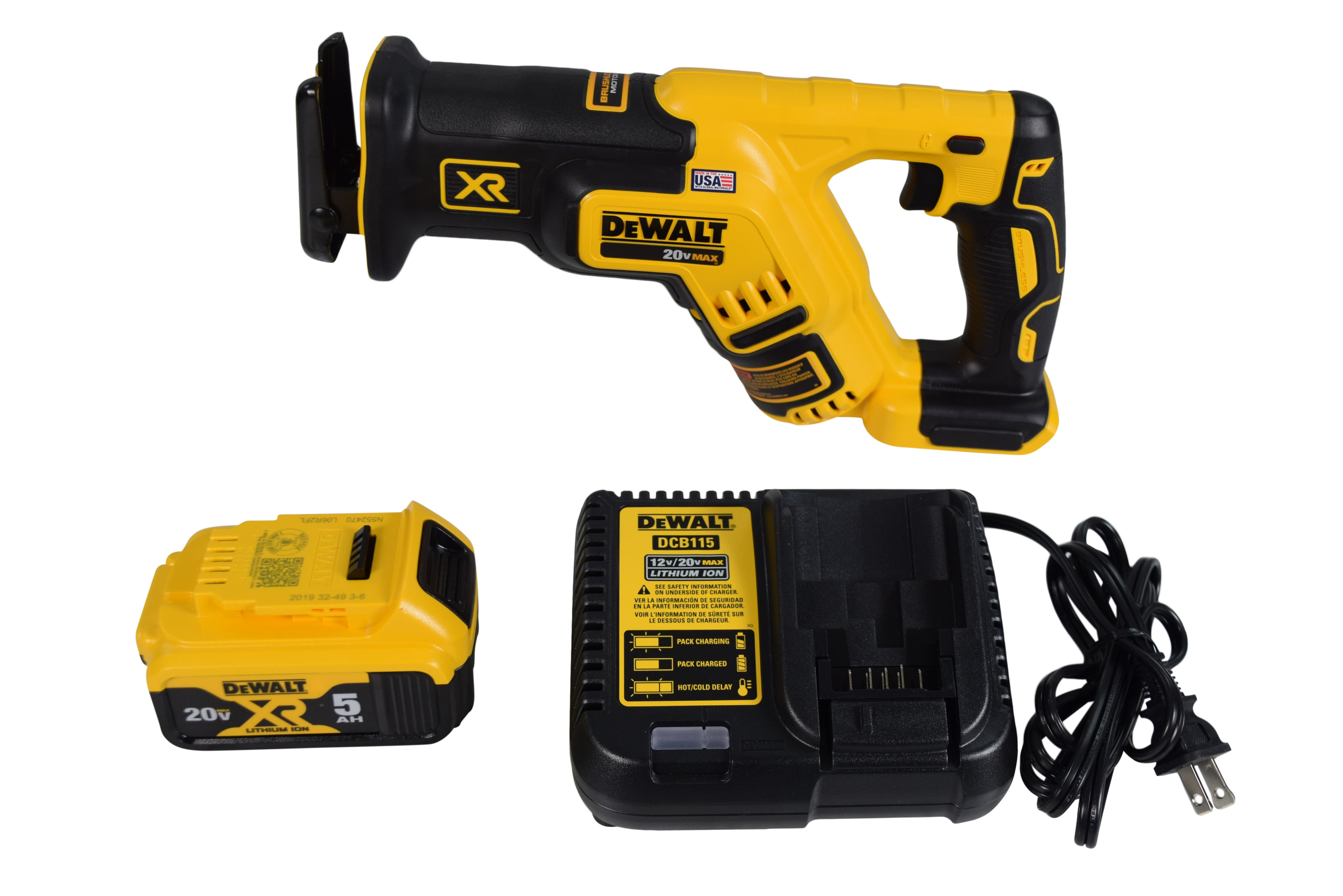 DeWalt DCS367P1 20V MAX XR Brushless Compact Reciprocating Saw Kit