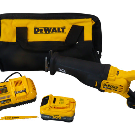 DEWALT DCS384WW1 20V XR Lithium-Ion Cordless Reciprocating Saw Kit with 8.0 Ah Battery and Charger