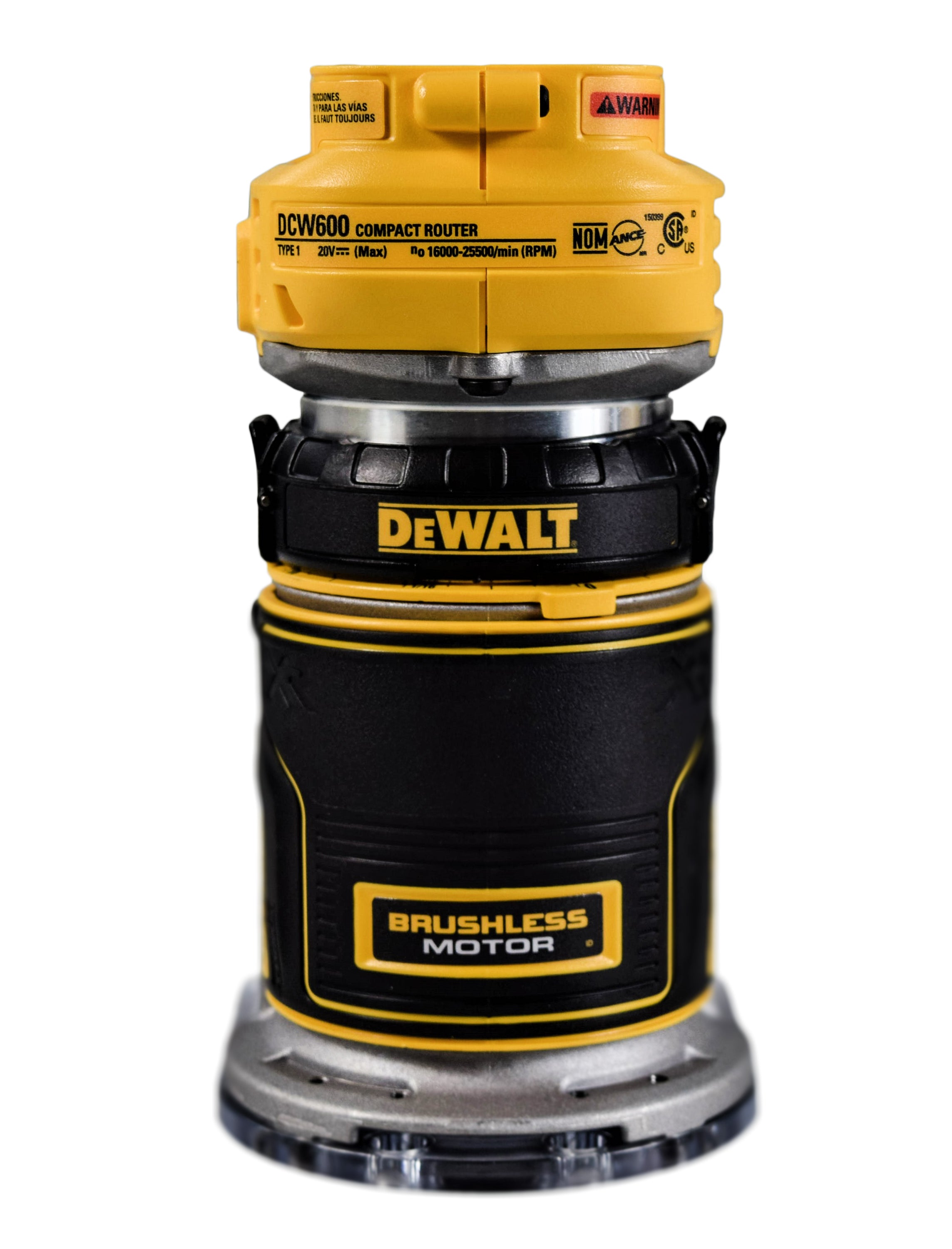 DEWALT DCW600B 20V MAX XR Brushless Cordless Compact Woodworking Router