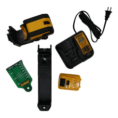 DEWALT 12V MAX 5-Spot and Cross Line Green Beam Laser Level, Cordless, Rechargeable, Professional-Grade with 360-Degree Accuracy (DW0825LG)