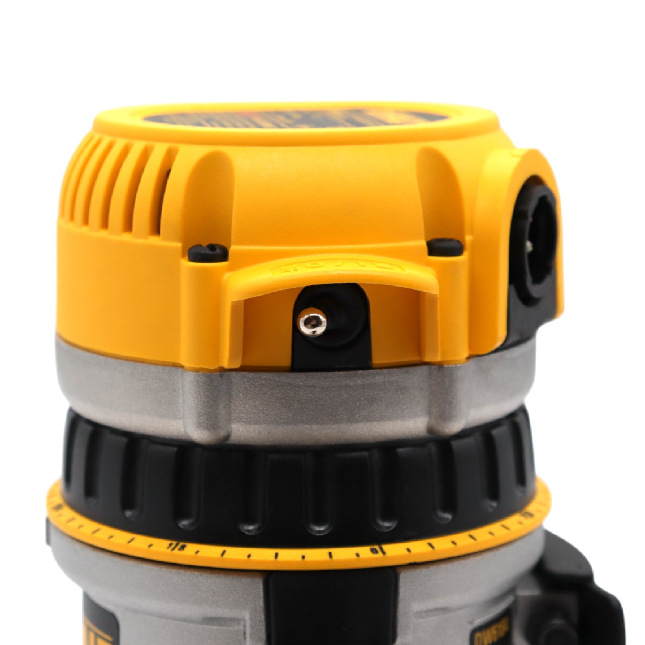 DEWALT DW616 1-3/4 HP Fixed Base Router – 11 Amp Motor, Variable Speed 8,000-24,000 RPM, 1/4" & 1/2" Collet Capacity, Precision Depth Adjustment – Ideal for Woodworking & Edge Profiling