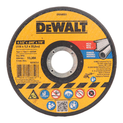 DeWalt DWA8051 General Purpose Cutting Wheels 2 Pack
