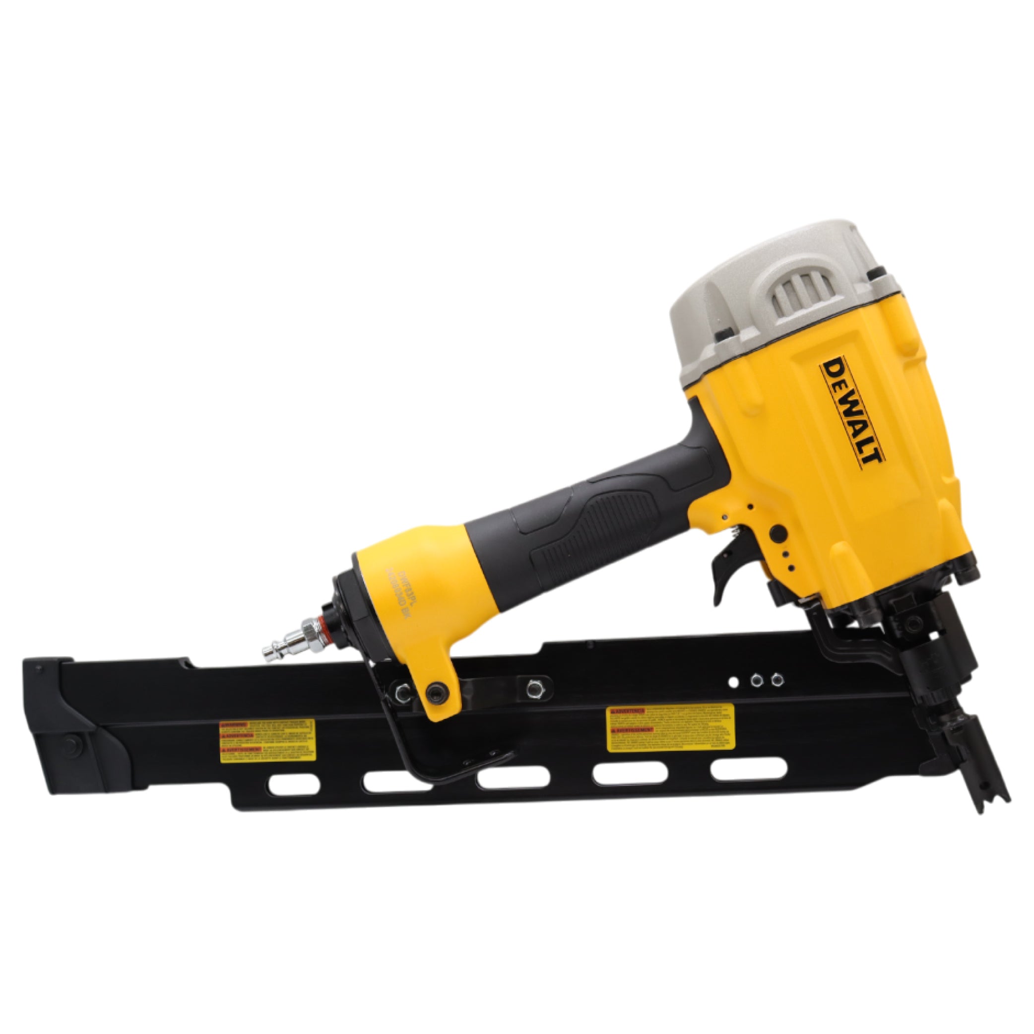 DEWALT DWF83PL 21-Degree Plastic Collated Framing Nailer (Pneumatic) – Lightweight, High Capacity, Adjustable Depth – Fits 2" to 3-1/2" Nails, Includes No-Mar Tip & Tool-Free Jam Release