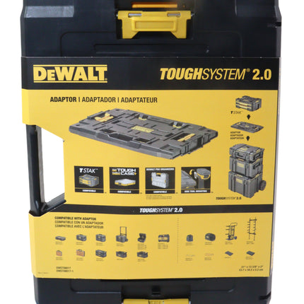 DEWALT DWST08017 ToughSystem 2.0 Deep Compact Organizer with Removable Dividers, Clear Impact-Resistant Lid, IP65 Water & Dust Resistance, Stackable Modular Storage Solution for Tools & Accessories