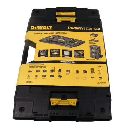 DEWALT DWST08017 ToughSystem 2.0 Deep Compact Organizer with Removable Dividers, Clear Impact-Resistant Lid, IP65 Water & Dust Resistance, Stackable Modular Storage Solution for Tools & Accessories