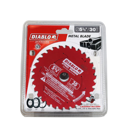 Diablo D053830FMX 5-3/8" x 30-Teeth Steel Demon Carbide Saw Blade for Medium Metal