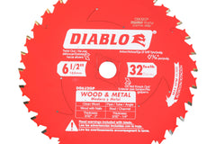 Diablo D0632GPA 6.5" 32 Tooth Wood and Metal Carbide Saw Blade