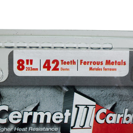 Diablo D0842CF 8" x 42-Teeth Steel Demon Cermet II Saw Blade for Thick Metal