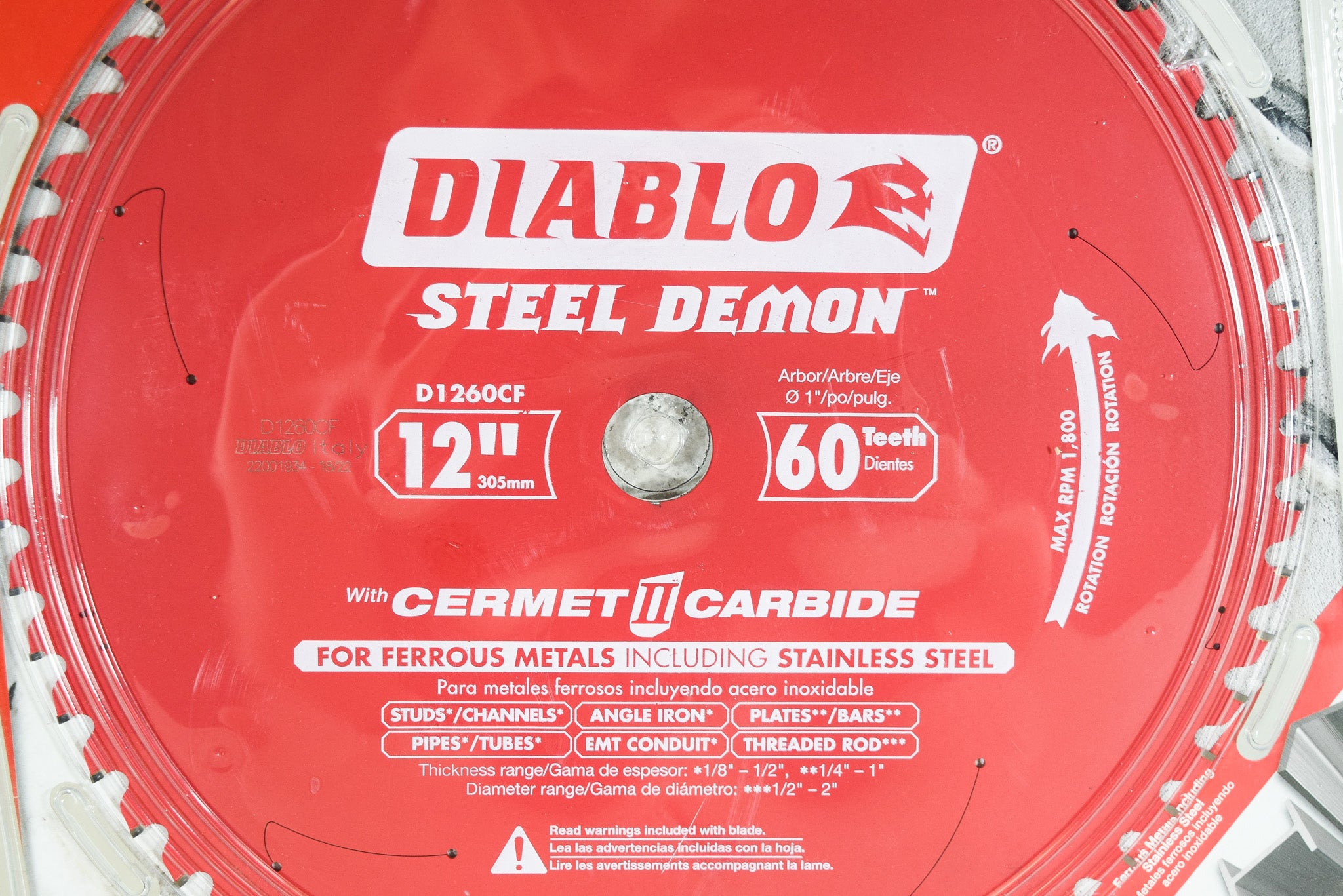Diablo D1260CF 12 X 60 CERMET FERROUS CSB