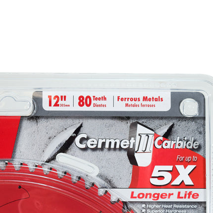 Diablo D1280CF 12" x 80-Teeth Steel Demon Cermet II Saw Blade for Thin Metal